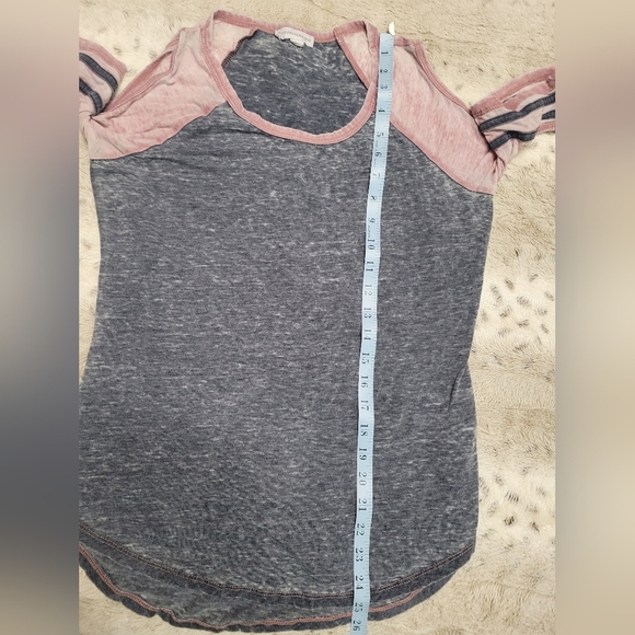 Shoulder Cut Out T-Shirt, EUC - Picture 8 of 10